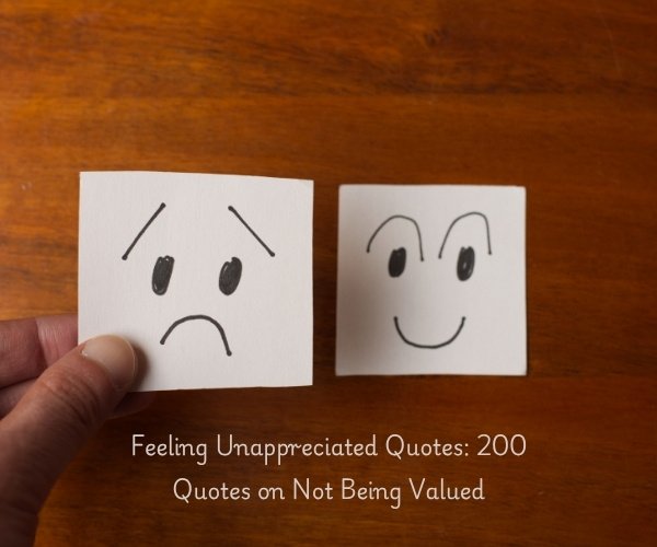 Feeling Unappreciated Quotes: 200 Quotes on Not Being Valued