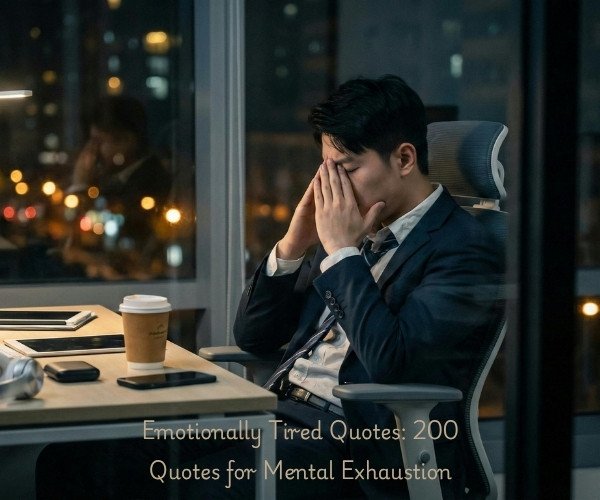 Emotionally Tired Quotes: 200 Quotes for Mental Exhaustion