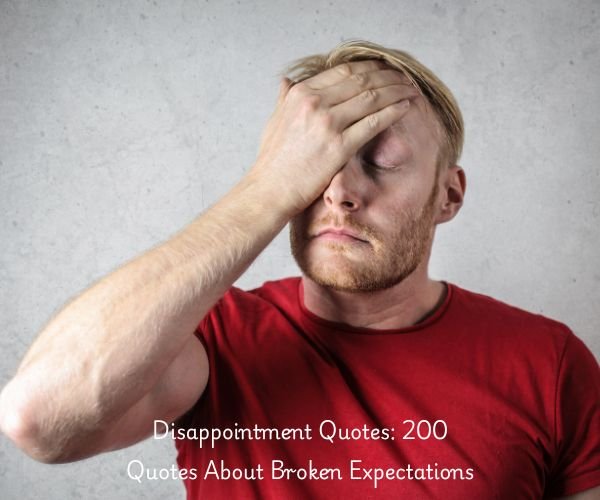 Disappointment Quotes: 200 Quotes About Broken Expectations